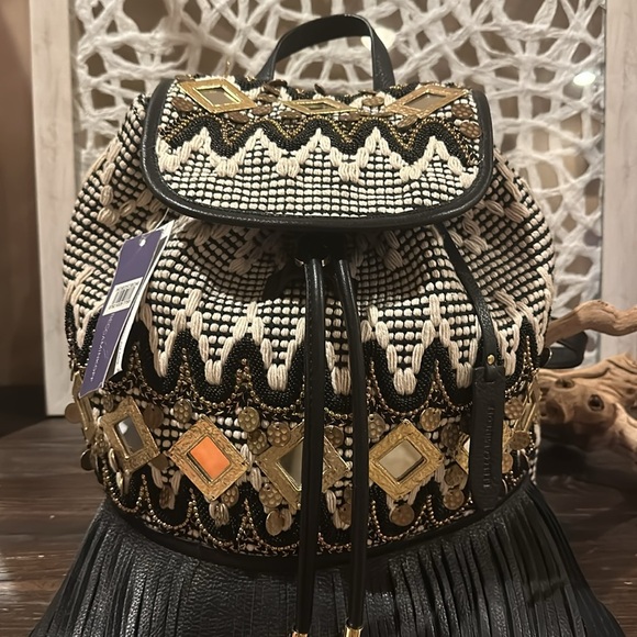 NWT Rebecca Minkoff TAJ backpack with fringe - NWT - Picture 2 of 7